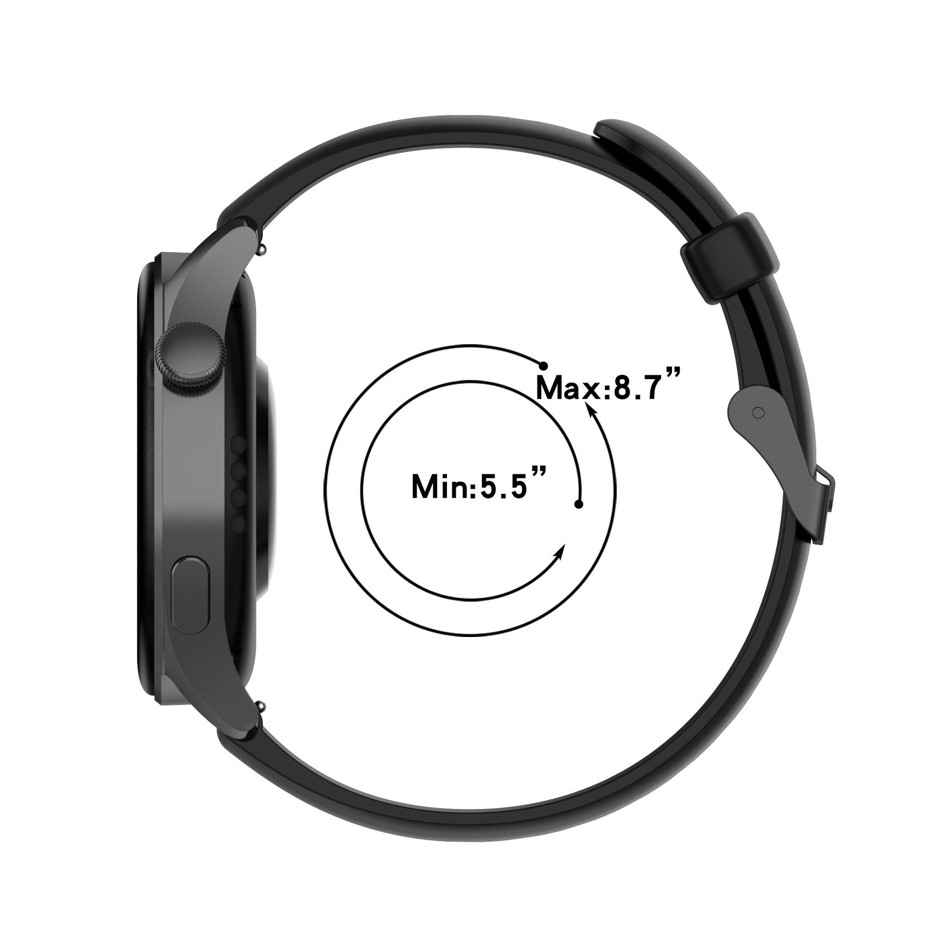 Waterproof Sports Solid Color 22mm Silicone Watch Strap for Samsung Gear S3 Huawei Watch 3 Waterproof Sports Solid Color 22mm Silicone Watch Strap for Samsung Gear S3 Huawei Watch 3